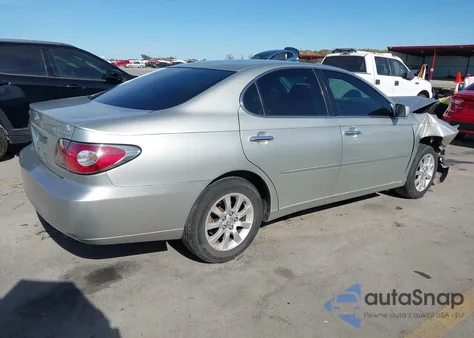 2004 Lexus Es 330 z USA, uszkodzony, nr VIN JTHBA30G245049129
